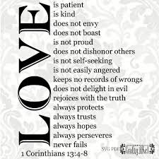 1 Corinthians 13 4 8 Love Is Patient Love Is Kind It Does Etsy In 2020 Love Is Patient 1 Corinthians Corinthians 13