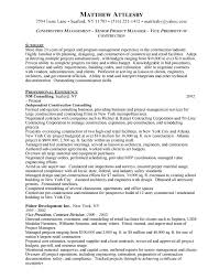 construction management free resumes