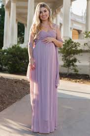 We even have stunning maternity wedding dresses for expectant brides. Mauve Lace Accent Chiffon Maternity Evening Gown Maternity Evening Formal Maternity Dress Maternity Evening Gowns