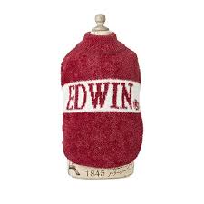 エドウイン EDWIN もこもこロゴスウェット【小型犬 犬服 ウエア トップス スウェット カジュアル】