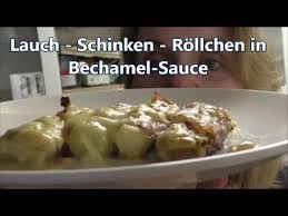 Danach gut abtropfen lassen und den bindfaden entfernen. Lauch Schinken Rollchen Gratiniert Hauptgericht Oder Beilage Youtube