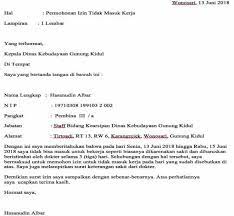 Oleh karena itu diperlukan surat izin untuk memberitahukan secara resmi bahwa anda tidak bisa mengikuti kegiatan sebagaimana biasanya. 20 Contoh Surat Izin Tidak Masuk Kerja Untuk Berbagai Keperluan