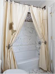 We especially love this approach for formal spaces such as a dining room or home office. Tie Back Shower Curtains Ideas On Foter
