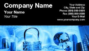 For a minimal investment you can print networking cards and then Computer Networks Business Cards