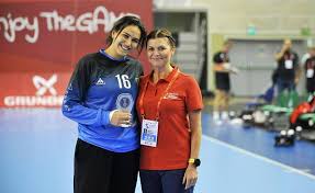 The egyptian national handball team is the national handball team of egypt and is controlled by the egyptian handball federation. Egyptian Farah El Shazly Best Goalkeeper In Global Handball Match Egypt Independent