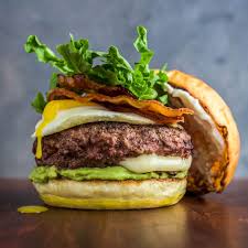 Black And Bleu Burger Red Robin Add An Egg To A Juicy Lucy Burger And It Becomes Life Altering Juicy Lucy Burger Breakfast Burger Juicy Lucy