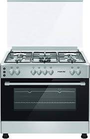 The oven will be approximately 16 inches deep. Buy Nikai Gas Cooking Range 5 Burner With Oven Size 90 X 60 Cm Silver Color With Silver Top And Glass Lid Model U6090eg 1 Year Warranty Online Shop Home Garden On Carrefour Uae