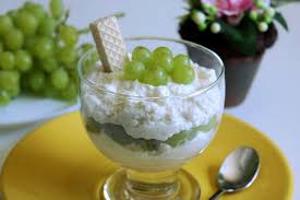 Trauben Dessert Rezept Nachspeise Lebensmittel Essen Dessert