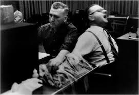 One Of The Variations Of The Milgram Experiment Where The Teacher Had To Hold The Learner S Hand On The Electric Psychology Experiments Psychology Experiments