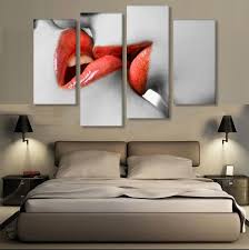 The Kiss Wall Art Painting Wall Art Sets Multi Piece Wall Art Red Wall Art