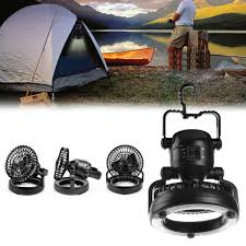China 2 In 1 Camping Tent Fan Light Camping Lantern With Ceiling Fan China Tent Fan Light Camping Lantern With Fan