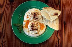 Poached Eggs With Mint And Yogurt Recipe Recipe Recipes Food Greek Yogurt Recipes