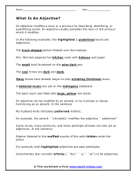 Noun phrases and table of irregular verbs. What Is An Adjective Adjectives Nouns And Adjectives Teaching Adjectives