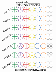 59 Skillful 21 Day Fix Chart Printable