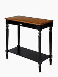 Long Entryway Table With Lower Shelf Wooden Dark Walnut Black Color Narrow Tall Rectangular Trad With Images Hall Console Table Long Entryway Table Traditional Furniture