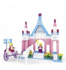 Una línea de productos preescolares (lego duplo) y una línea de juguetes de robótica. Comprar Juego Construccion Castillo Faryland