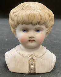 Vintage Black Bisque Jointed Porcelain Baby Doll 3