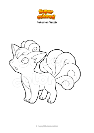 Max cp (combat power) values possible for vulpix for all levels in pokémon go. Ausmalbild Pokemon Vulpix Supercolored Com