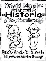 Libro gratis vende una amplia gama de artículos. Material Interactivo Del Quinto Grado De Historia Del Mes De Septiembre Ciclo Escolar 2019 2020 Material Educativo Y Planeaciones