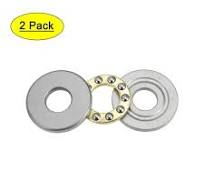 F5-11M Miniature Thrust Ball Bearings 5mmx11mmx4.5mm Chrome Steel with  Washers 2 Pcs