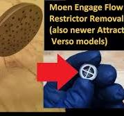 How-To Remove KOHLER Shower Wand Water Restrictor - YouTube