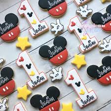 Creative mickey mouse 1st birthday party ideas free printables. Mickey Mouse 1st Birthday Party Iced Sugar Cookies The Iced Sugar Cookie