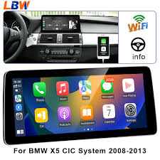 10.33 Android 12 Car GPS Head Dash Nav Carplay For BMW X5 CIC System  2008-2013 | eBay