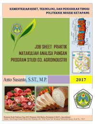 Diploma teknologi makanan pengurusan halal. Pdf Job Sheet Praktik Matakuliah Analisa Pangan Program Studi D3 Agroindustri