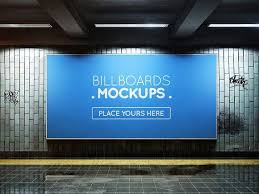 Subway Billboard Mockup 47 Product Mockups Billboard Mockup Billboard Mockup