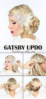 Whether it's a high mohawk or slick back, hair wax and pomade can turn you into a stylish man. 2 Gorgeous Gatsby Hairstyles For Halloween Or A Wedding Twist Me Pretty Flapper Hair Gatsby Hair Vintage Hairstyles