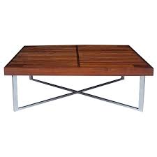 Target/furniture/kitchen & dining furniture/dining tables (1076)‎. Mid Century Modern Square Slat Wood Cocktail Table With X Base After Nelson For Sale At 1stdibs