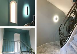 Peignez une bande de couleur. Peinture Renovation Cage D Escalier Rennes Ille Et Vilaine 35 Apr Barbedor