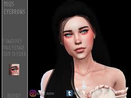 Denim jacket, jeans, hoodie & leggings. Goth Sims 4 Hair