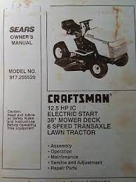 We have a large selection of replacement craftsman parts for your walk behind lawn mowers, riding mowers, snow blowers, and more. Sears Craftsman Lawn Mower Parts Manual Bakemotor Org