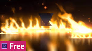 Sign up for free today! Free Intro Template Fire Logo Reveal Youtube