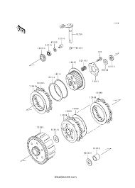 Kawasaki bayou 300 wiring diagram wiring manual. Kawasaki Clutch Kx100 Kx100b Parts And Oem Diagram Bikebandit