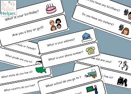 I have also included some game websites that can be useful for. Learning Personal Information Social Skills Autism Speech Activities Speech And Language