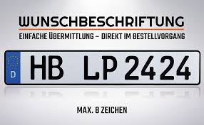 L P Car Design Kfz Kennzeichen 1 Stuck 52cm X 11cm Nummernschild 520mm X 110mm Wunschkennzeichen Din Autokennzeichen Fahrradtrager Anhanger Lkw Wunschpragung Amtliches Autoschild 1 Stuck Amazon De Auto
