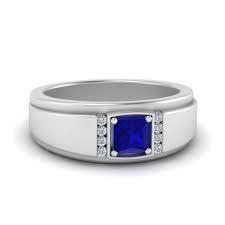 Watch this to learn how to buy an engagement ring.edward ferris, managing director of burrells, explains the top 10 things you should consider before you. Princess Cut Male Sapphire Engagement Ring In 18k White Gold Fascinating Diamonds