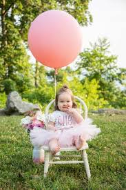 Gorgeous mermaid tutu dress, costume and sparkle romper outfit for your princess' special day. One Year Old Baby Girl In Pink Tutu With Pink Balloon And Flowers At Jump Off Rock Oneyearphotos One Year Old Baby First Birthday Pictures First Year Photos
