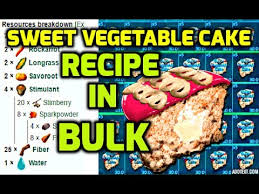 How To Make Sweet Veggie Cake In Bulk Ark Survival Evolved Youtube