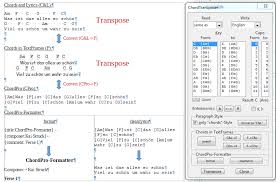 Chordtransposer Libreoffice Extensions And Templates Website