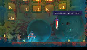 It is a difficult game from the outset . Dead Cells Fatal Falls Dlc How To Unlock Serenade A Talking Sword Pet Secret Blueprint Guide Gameranx