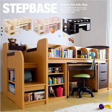 楽天市場 割引クーポン配布中 階段 超ワイド本棚付 耐荷重180kg システムベッド stepbase3 ステップベース3 6色対応 システムベット ロフトベット ロフトベッド システムデスク 学習机 学習デスク おしゃれ 子供部屋 大型 家具のわくわくランド 楽天市場店