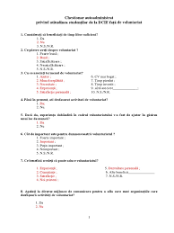 Mémorisation des cookies de session. Chestionar Voluntariat
