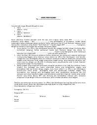 Contoh Surat Pernyataan Janji Bayar Angsuran Surat Lingkungan Hidup