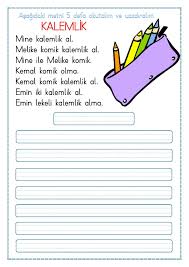 Kalemlik” Okuma ve Yazma Metni özgün çalışmamı pdf formatında ücretsiz  olarak indirebilirsiniz. Tüm çalışm… | Okuma, Alfabe çalışma sayfaları,  Harfleri öğreniyorum