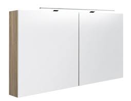 Spiegelschrank bad badschrank 70 x 15 x 59 cm badzimmerschrank spiegelschrank weiß höhenverstellbarer regalebene hängeschrank mit 3 türen badspiegelschrank zur wandmontage hängeschrank badezimmer. Badezimmer Spiegelschrank Varanasi 33 Farbe Eiche 70 X 120 X 13 Cm H X B X T