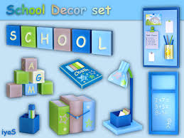 Generally, there is one single zip file for mods that should be placed in the mods folder of the game . Soloriya S School Decor Set