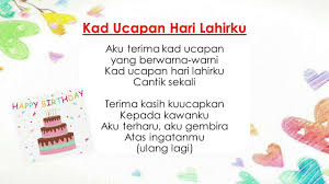 Ucapan hari jadi yang ringkas tapi sweet. Lagu Kad Ucapan Hari Lahirku Instrumental Pendidikan Muzik Tahun 3 Youtube